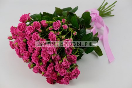 Кустовые розы Лав Лидия купить в Москве недорого